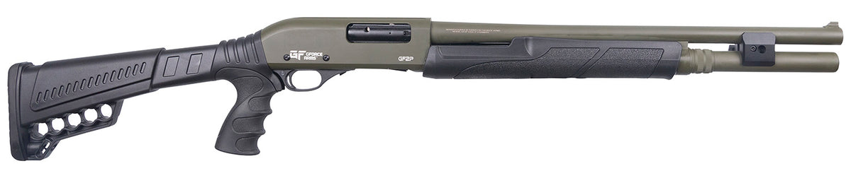 GForce Arms GF2P 12 Gauge 18.5" 3" 7+1 Pump Shotgun - OD Green Synthetic Pistol Grip