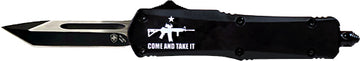 Templar Knife Small OTF Come and Take It AR 2.75" Black Tanto