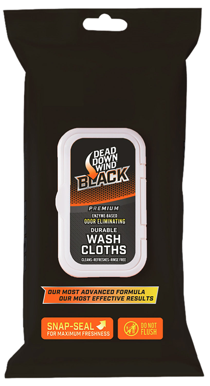 Dead Down Wind Black Premium Field Wash Cloths Unscented 40-Ct