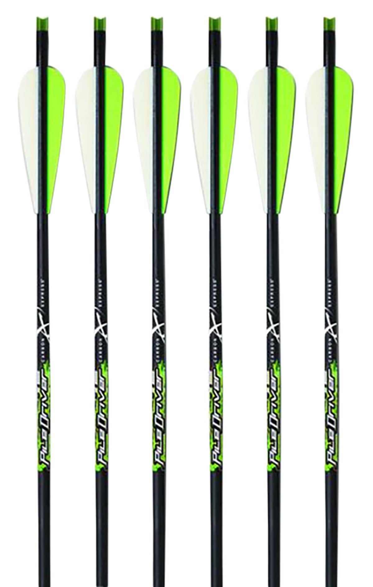 Carbon Express PileDriver 20" Crossbow Bolt Moon Nock 442gr 6-Pack