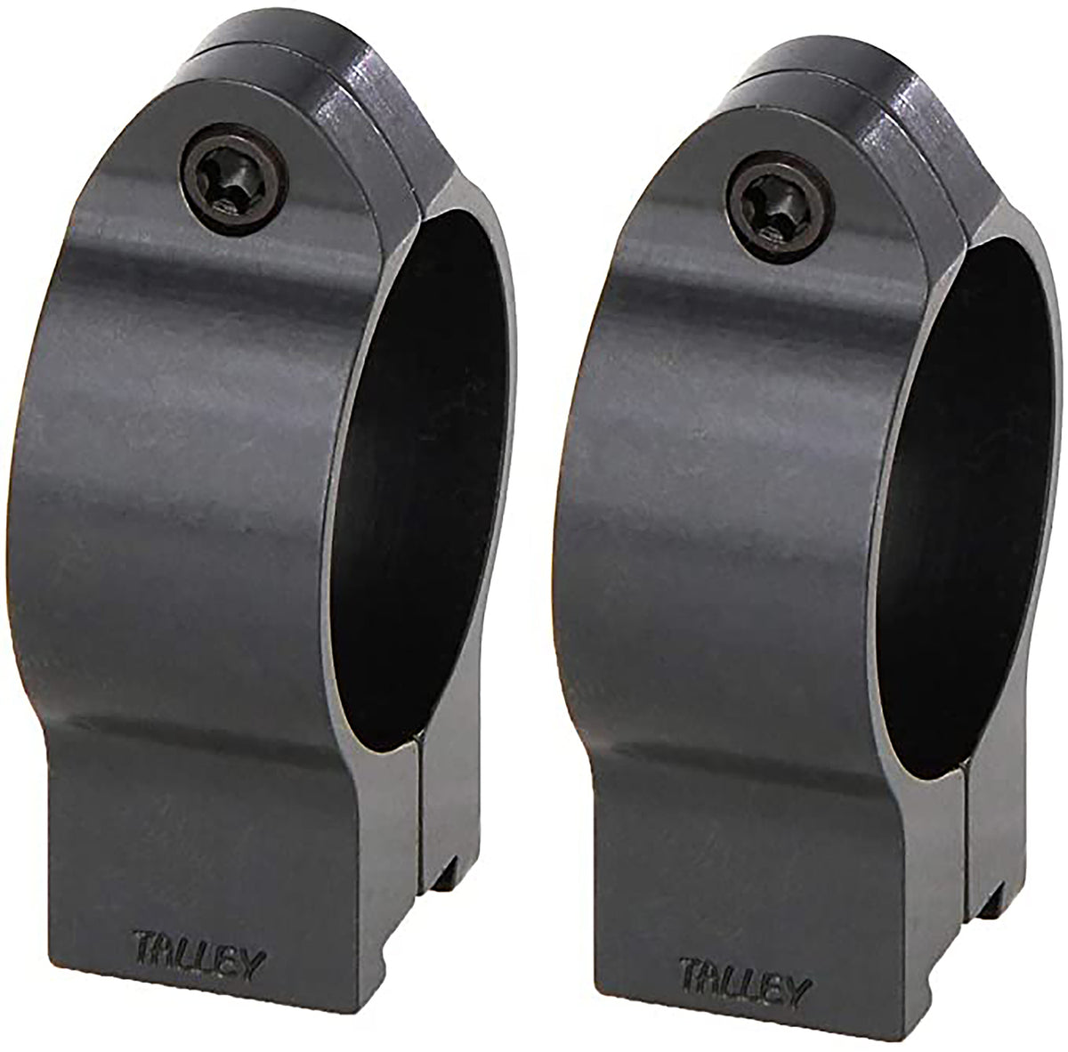 Talley Manufacturing 30CZRH Rimfire 30mm High Scope Rings - CZ 452/455/457/512/513 11mm Dovetail Black