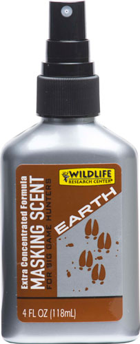 Wildlife Research Masking Scent Earth 4 fl oz Spray Bottle - Case Pack of 4