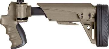 Advanced Technology Strikeforce GEN2 6-Position Side Folding Shotgun Stock FDE
