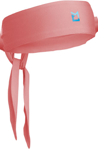 Mobile Warming Mobile Cooling Head Wrap Coral Poly Mesh - One Size