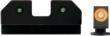 XS Sight Systems R3D Night Sights for Glock 42/43/43X/48 - 3-Dot Orange Tritium