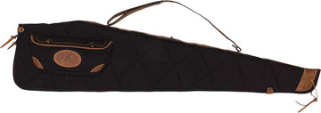 Browning Lona 48" Scoped Rifle Case - Canvas/Leather Black/Brown Trim