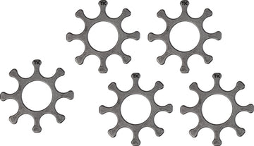 Smith & Wesson 38 Super Moon Clips 8-Rd 5 Pack - Blued Steel