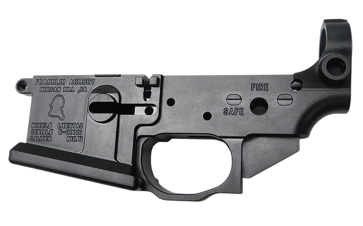 Franklin Armory Libertas AR-15 Billet Stripped Lower - Black