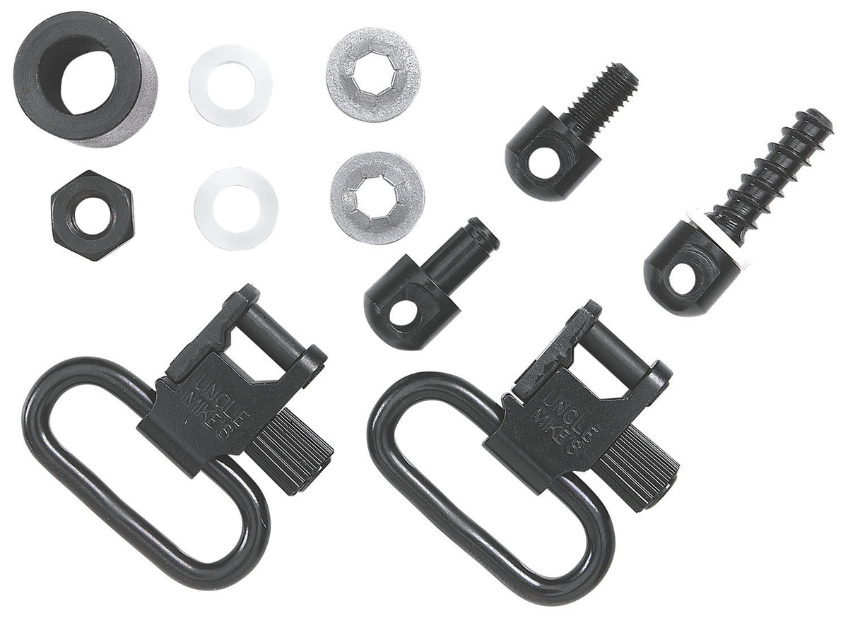 Michaels Swivel Set for Most Shotgun Magazine Caps & Stock 1" Loop Blued Steel QD