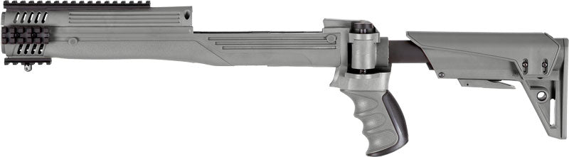 Advanced Technology Strikeforce Destroyer Gray 6-Position Side-Folding Stock - Ruger Mini-14/Mini-30