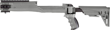 Advanced Technology Strikeforce Destroyer Gray 6-Position Side-Folding Stock - Ruger Mini-14/Mini-30