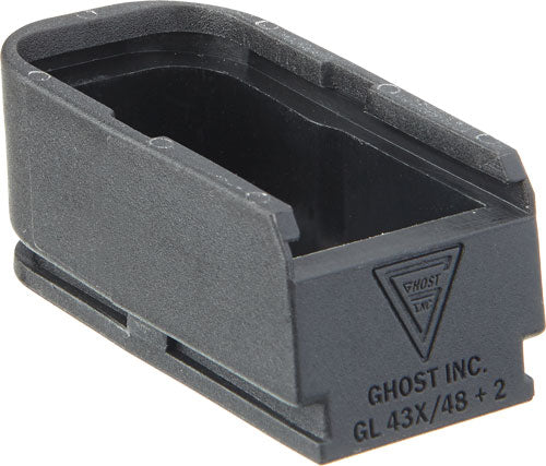 Ghost Inc MOAB Magazine Extension for Glock 43X/48 +2 Rounds Black