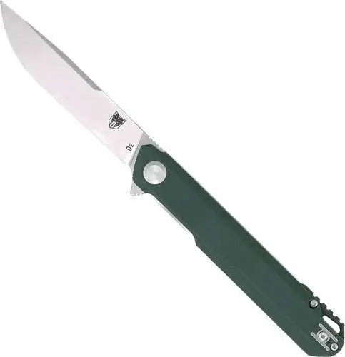 CobraTec Knives Monarch 3.5" Folding D2 Steel Green G10 Liner Lock