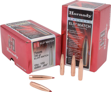 Hornady ELD Match 7mm .284 180gr Reloading Bullets - 100/Box