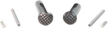 Geissele Automatics Ultra Duty Checkered Takedown Pin Set - AR-15 Stainless Steel