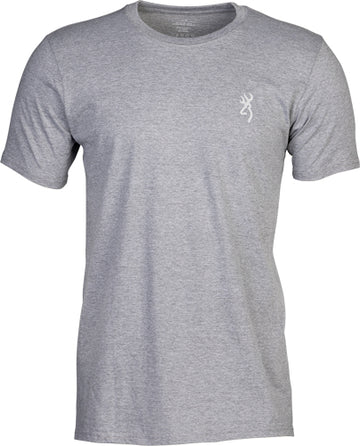 Browning Legacy Flag Short Sleeve Heather Gray X-Large T-Shirt