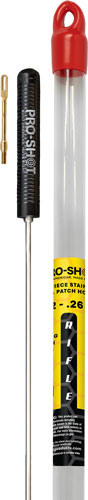 Pro-Shot Stainless 1-Pc Pistol Cleaning Rod 18" .22 Cal & Up