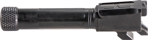 Faxon Firearms Match Series S&W M&P Shield 9mm Luger 3.7" 1:10 Twist Fluted Threaded Pistol Barrel - Black Nitride