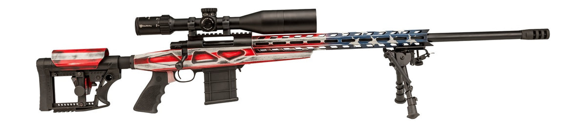 Howa M1500 APC 25 Creedmoor 24" 5+1 Bolt-Action Rifle - USA Flag