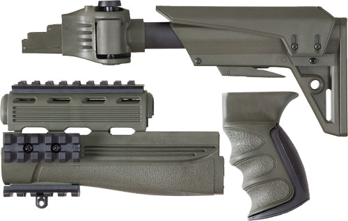 Advanced Technology Strikeforce G2 AK-47 Stock & Handguard Kit - Urban Combat Grey