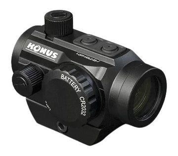 Konus Sight-Pro Nuclear 1x22mm 3 MOA Red/Green Dot Sight - High/Low Mount - Matte Black