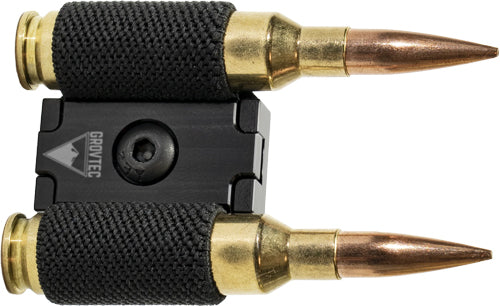 GrovTec R2S2 M-LOK Ammo Holder 2-Round Black