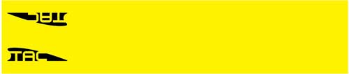 TAC Vanes Standard Arrow Wraps 4.675" Yellow - 13 Pack