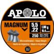 Apolo Pellets Magnum .22 Cal 15.4gr Pointed Pellets - 250 ct