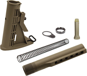 UTG PRO AR-15 6-Position Mil-Spec Stock Assembly - FDE