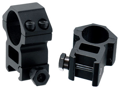 UTG 30mm High Profile 2-Pc Picatinny/Weaver Scope Rings - Matte Black