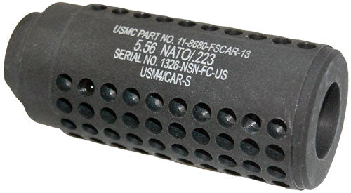 Guntec USA SOCOM Mini AR-15 1/2x28 TPI Fake Suppressor - Black