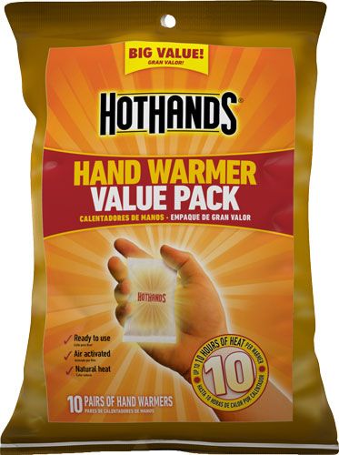 HotHands Hand Warmer Value Pack 10 Pairs - Up to 10 Hour Heat