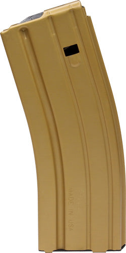 C Products Defense Inc DURAMAG AR-15 5.56x45mm NATO 30-Rd Desert Gold Aluminum Magazine