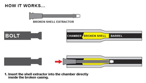 UTG TL-EX308 Broken Shell Extractor .308 Winchester/7.62x51mm Steel