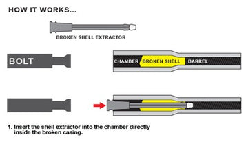 UTG TL-EX308 Broken Shell Extractor .308 Winchester/7.62x51mm Steel