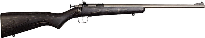 Crickett KSA2270 Youth 22 LR 16.125" 1-Rd Bolt Action Rifle - Stainless Black Laminate