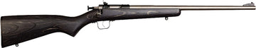 Crickett KSA2270 Youth 22 LR 16.125" 1-Rd Bolt Action Rifle - Stainless Black Laminate