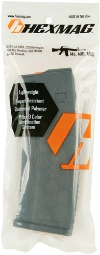 Hexmag Series 2 AR-15 5.56x45mm 15-Rd Gray Polymer Magazine
