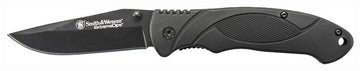 Smith & Wesson Extreme Ops 3.3" Clip Point Folding Knife - Black