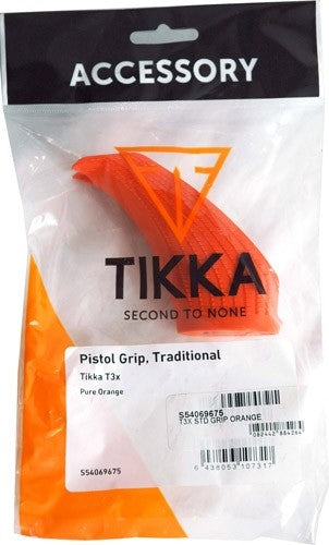 Tikka T3x Pistol Grip Adapter for Synthetic Stocks - Standard Orange