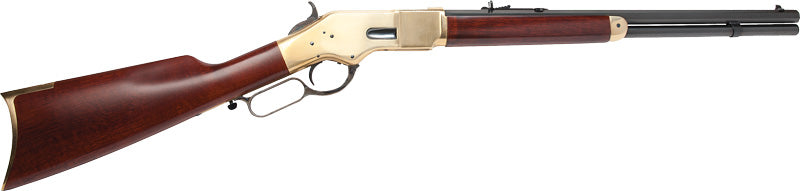 Cimarron 1866 Yellowboy 32-20 Win 24" 10+1 Octagon Lever-Action Rifle - Brass/Blued Walnut