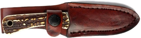 Uncle Henry Next Gen Staglon 3.1" Caper Plain Satin Stainless Fixed Blade