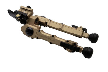 Accu-Tac BR-4 G2 Bipod 3.25"-8.7" Arca Spec ARCALOCK Tan 6061-T6 Aluminum