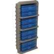 MTM Case-Gard AR9M Ammo Rack w/ 8 P509M 50-Rd 9mm Luger/380 ACP Flip-Top Boxes
