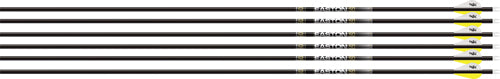Easton 5.0 500 5mm Carbon Arrows 6-Pack w/ 2" Blazer Vanes & HIT Inserts