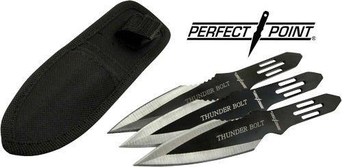 Master Cutlery Perfect Point 6.5" Spear Point Throwing Knives 3-Pack