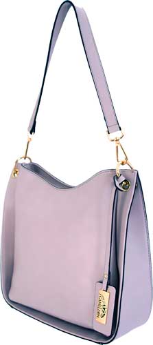 Cameleon Emma Concealed Carry Purse Lilac Leather Shoulder/Crossbody Bag