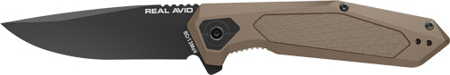Real Avid RAV-3 3.25" Assisted Folding Knife - Tan