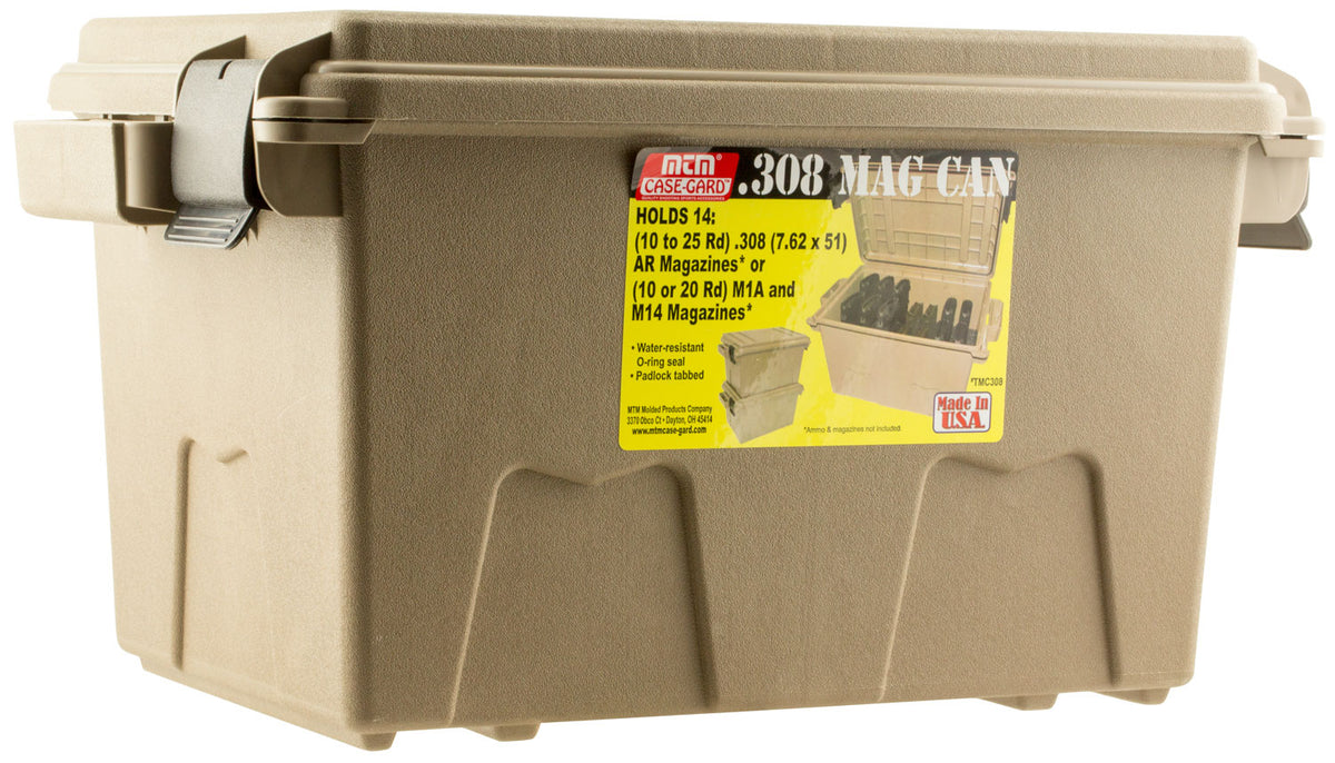 MTM Case-Gard Tactical Mag Can .308/7.62x51 14-Magazine Flat Dark Earth Polymer
