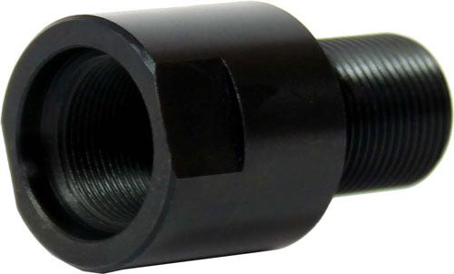 Kaw Valley Precision Thread Adapter 5/8x24 to 1/2x28 Steel Black